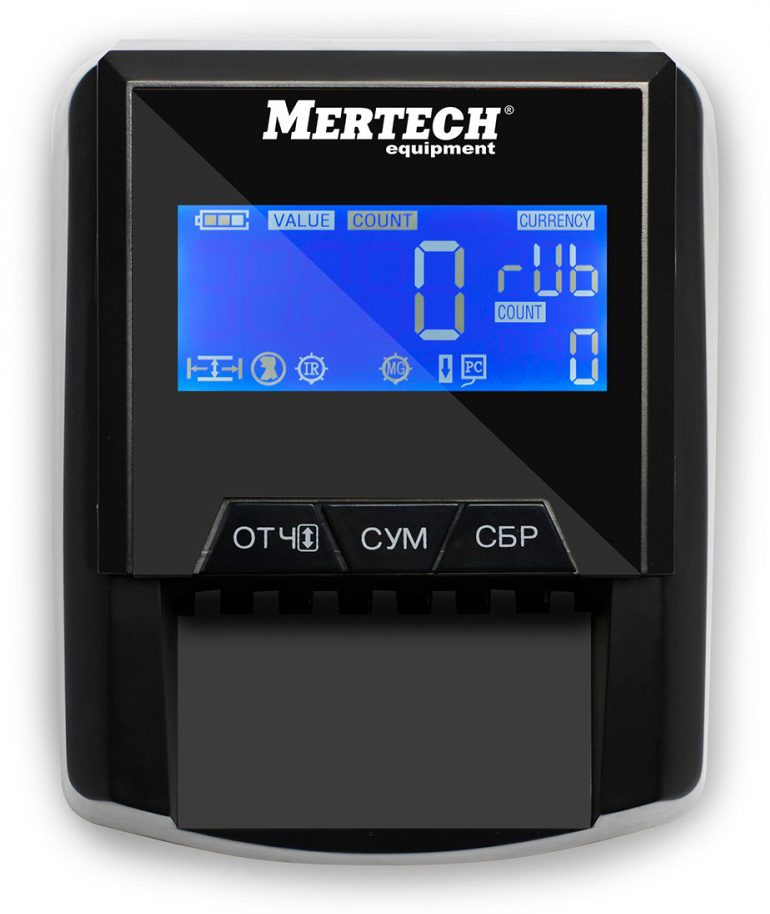 Детектор банкнот Mertech D-20A Flash Pro автоматический рубли АКБ