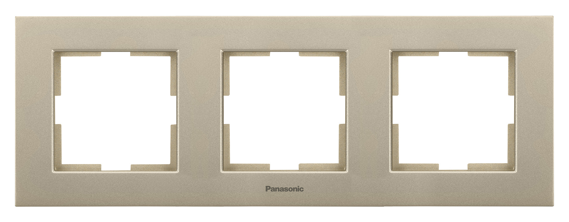 Рамка Panasonic Karre Plus WKTF08032BR-RU 3x горизонтальный монтаж пластик бронза (упак.:1шт)