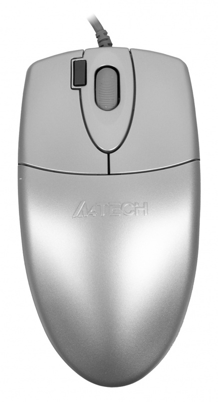 Мышь A4 OP-620D серебристый оптическая (1000dpi) USB (4but)