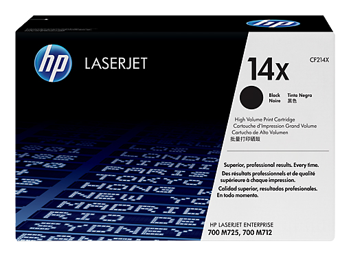 Картридж лазерный HP 14X CF214XC черный (17500стр.) для HP 700/M712 (техн.упак)