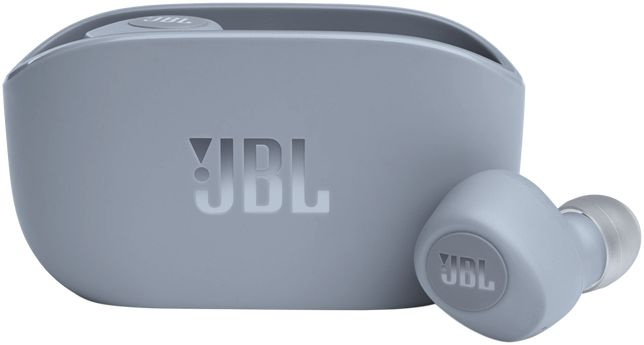 Гарнитура вкладыши JBL Wave 100TWS синий беспроводные bluetooth в ушной раковине (JBLW100TWSBLU)
