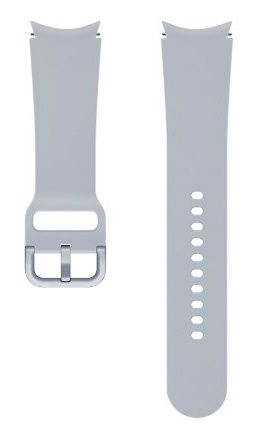 Ремешок Samsung Galaxy Watch Sport Band для Samsung Galaxy Watch 4/4 Classic серебристый (ET-SFR87LSEGRU)