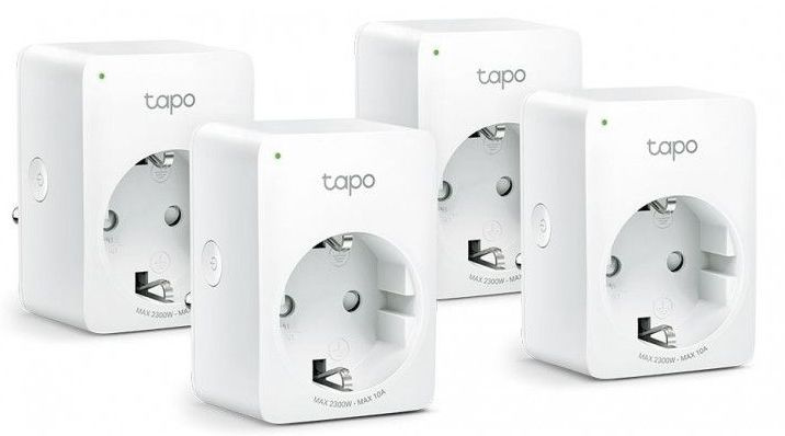 Умная розетка TP-Link TAPO P100(4-PACK) EU VDEBT Wi-Fi