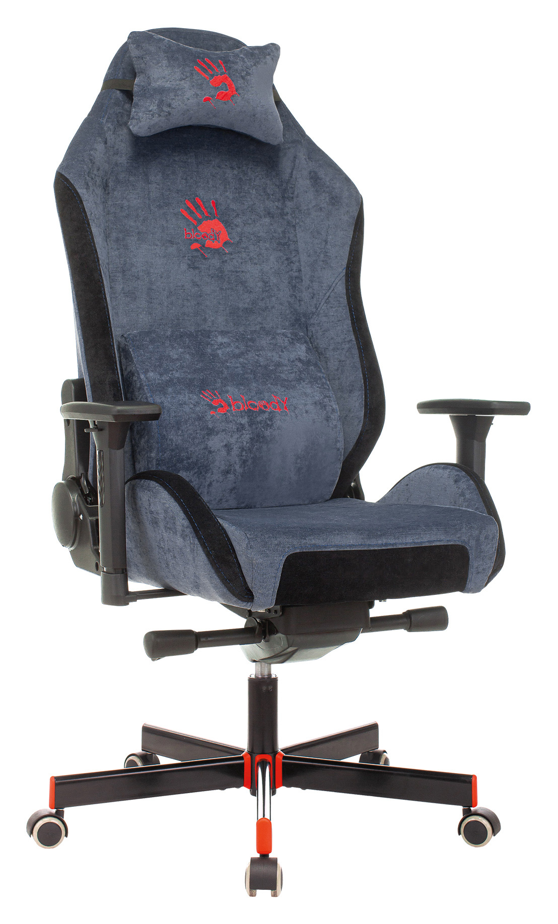 Кресло игровое A4Tech Bloody GC-470 синий крестовина металл