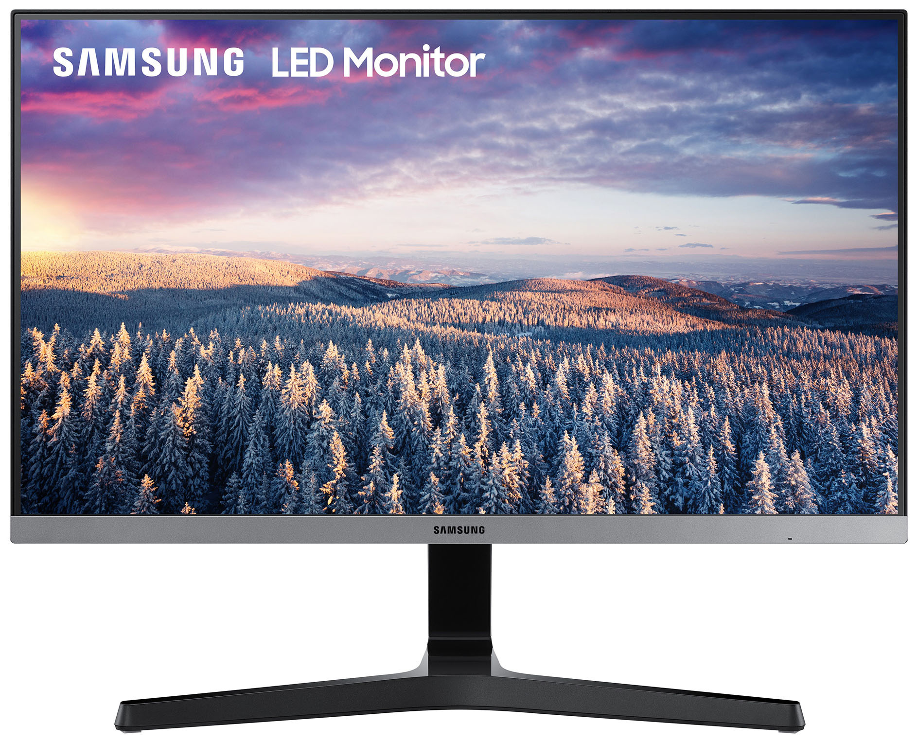 Монитор Samsung 23.8" S24R350FZI темно-серый VA LED 16:9 HDMI матовая 1000:1 250cd 178гр/178гр 1920x1080 D-Sub FHD 4.3кг