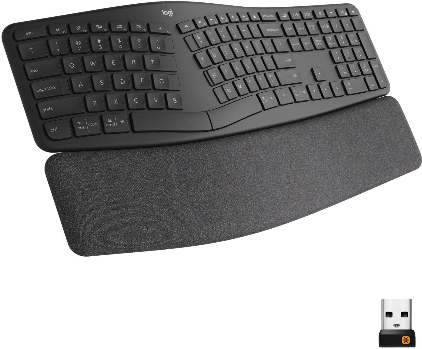 Клавиатура Logitech K860 механическая черный USB беспроводная BT/Radio slim Multimedia (подставка для запястий)