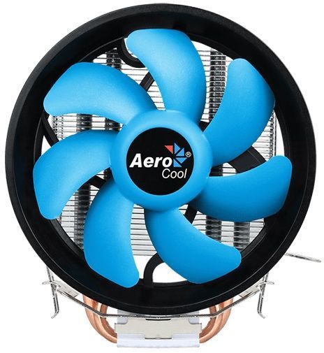Устройство охлаждения(кулер) Aerocool Verkho 2 Plus Soc-AM4/1151/1200 4-pin 18-27dB Al+Cu 115W 444gr Ret