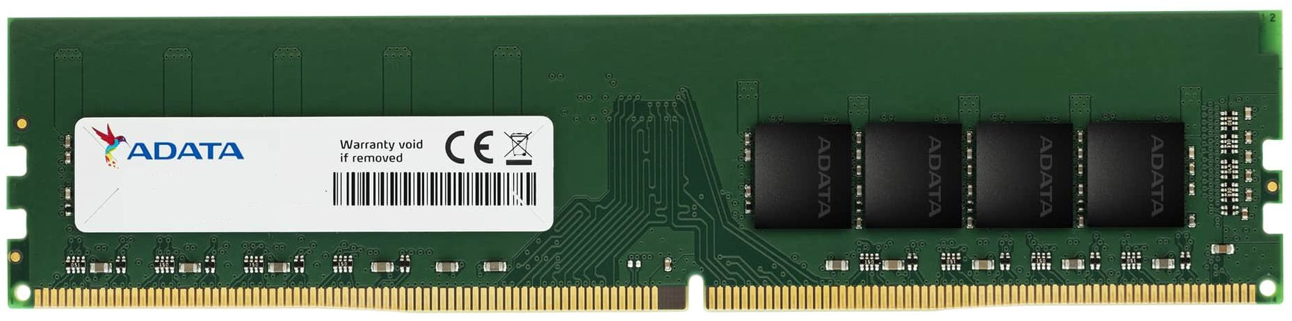 Память DDR4 4Gb 2666MHz A-Data AD4U26664G19-BGN RTL PC4-21300 CL19 DIMM 288-pin 1.2В single rank