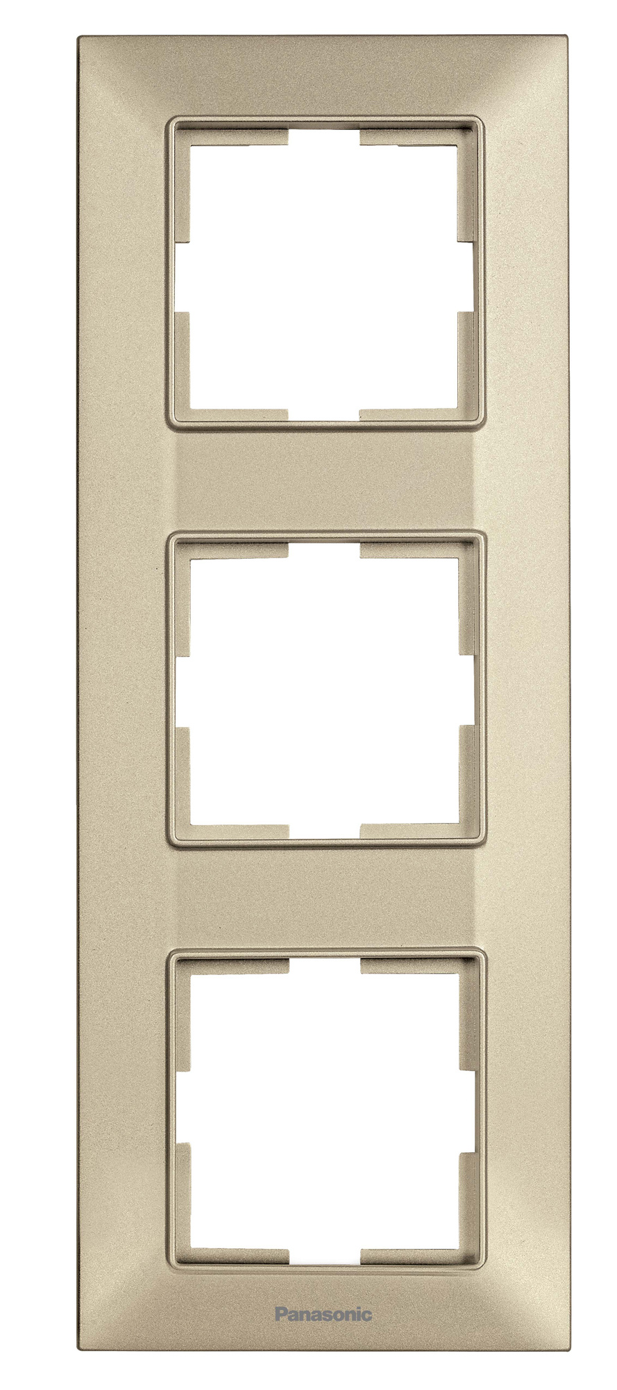 Рамка Panasonic Arkedia Slim WNTF08132BR-RU 3x вертикальный монтаж пластик бронза (упак.:1шт)