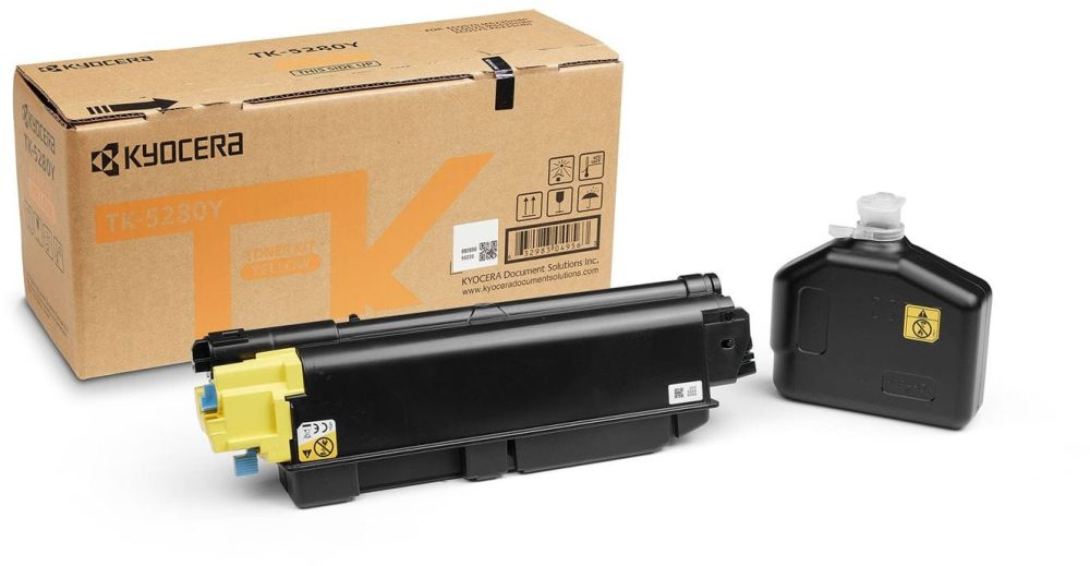 Картридж лазерный Kyocera TK-5280Y желтый (11000стр.) для Kyocera Ecosys P6235cdn/M6235cidn/M6635cidn