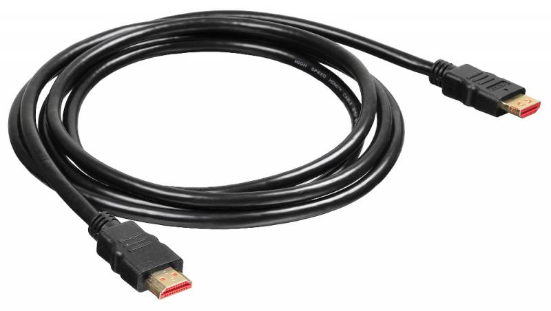 Кабель аудио-видео Buro HDMI 1.4 HDMI (m)/HDMI (m) 2м. Позолоченные контакты черный (BHP)