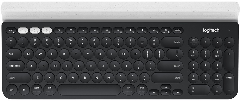 Клавиатура Logitech Multi-Device K780 черный/белый USB беспроводная BT Multimedia