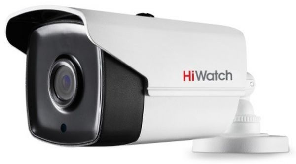 Камера видеонаблюдения Hikvision HiWatch DS-T220S (B) 6-6мм HD-CVI HD-TVI цветная корп.:белый