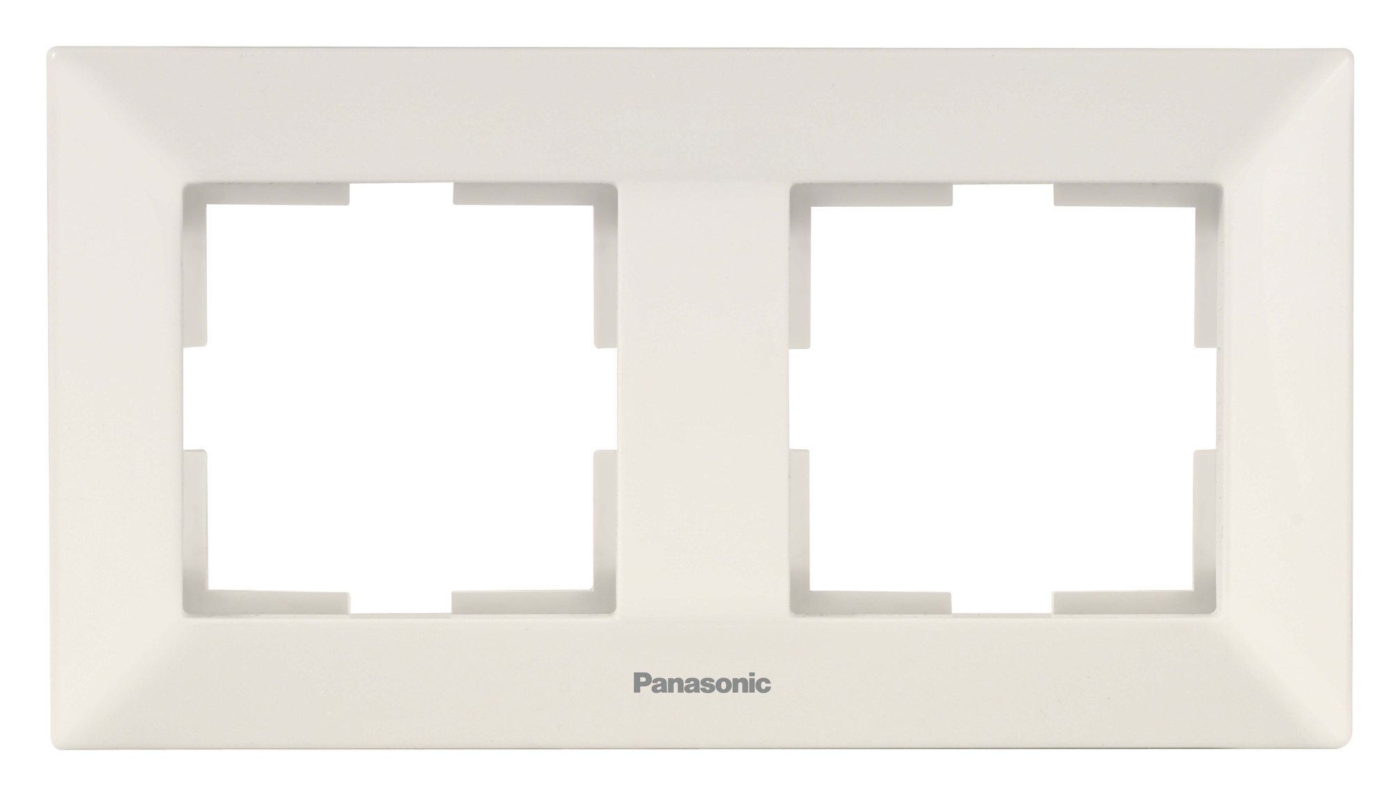 Рамка Panasonic Arkedia WMTF08022BG-RU 2x горизонтальный монтаж пластик бежевый (упак.:1шт)