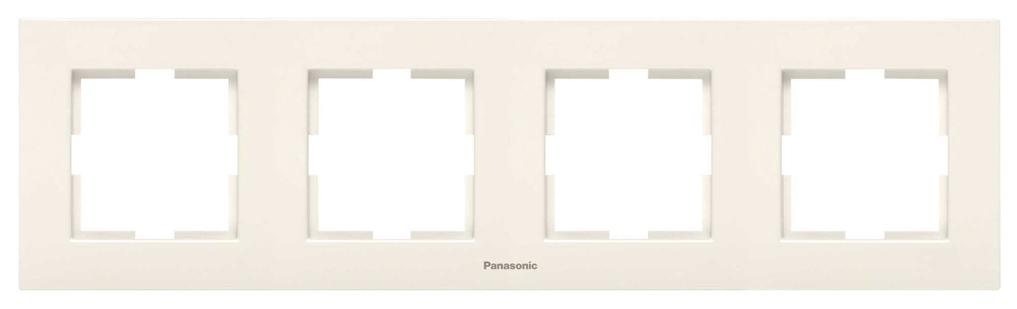 Рамка Panasonic Karre Plus WKTF08042BG-RU 4x горизонтальный монтаж пластик бежевый (упак.:1шт)