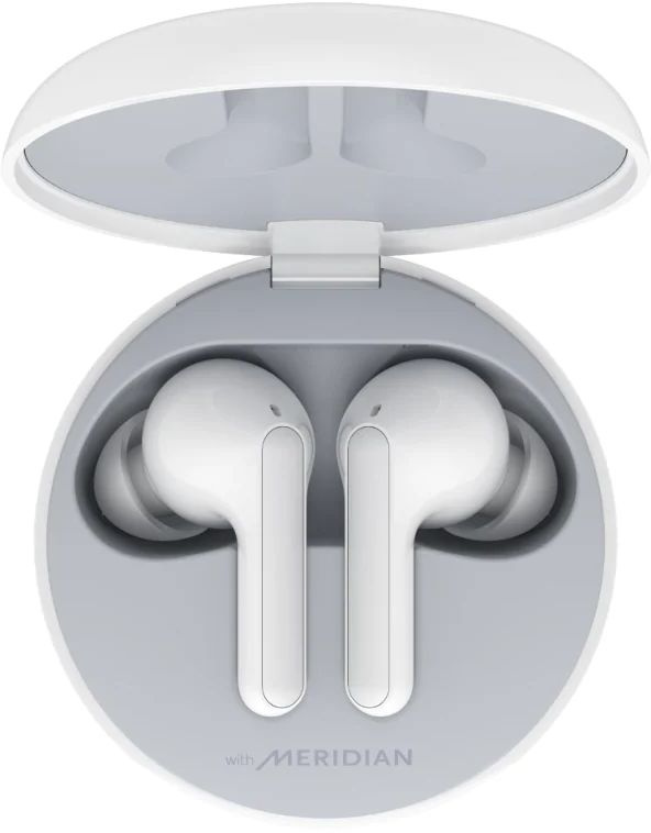 Гарнитура вкладыши LG Tone Free HBS-FN4 белый беспроводные bluetooth в ушной раковине (HBS-FN4.ABRUWH)