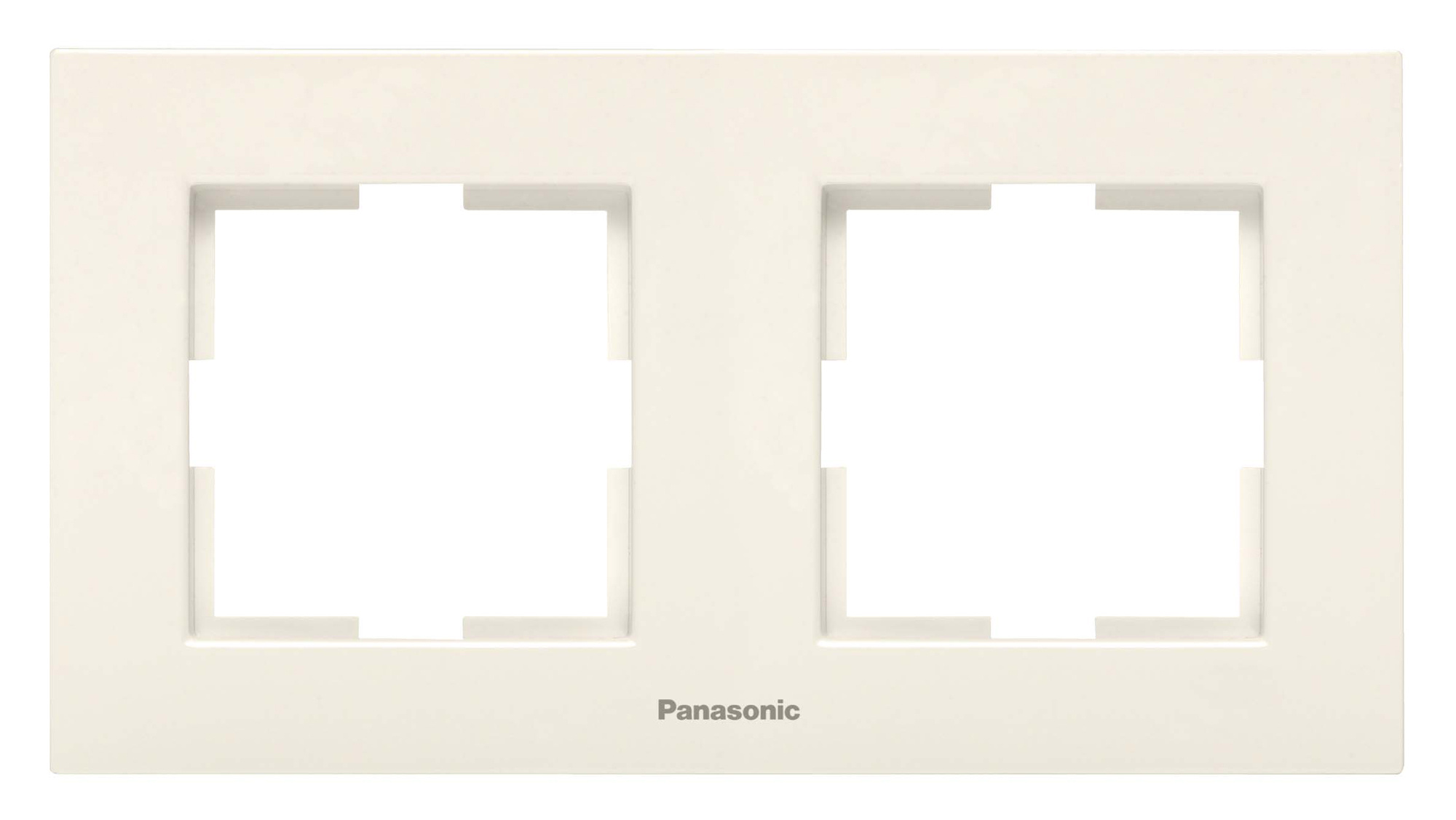 Рамка Panasonic Karre Plus WKTF08022BG-RU 2x горизонтальный монтаж пластик бежевый (упак.:1шт)