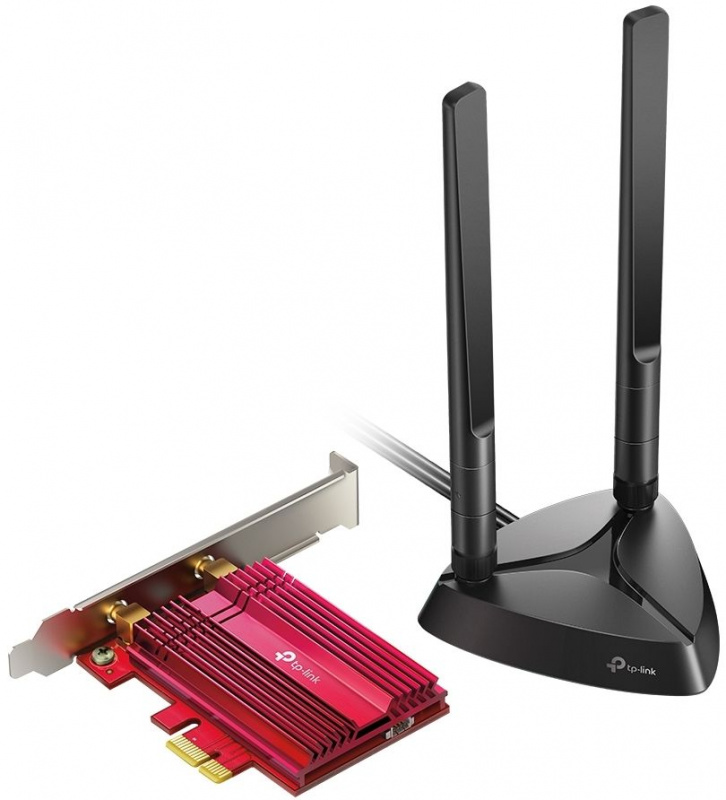 Сетевой адаптер WiFi Bluetooth TP-Link Archer TX3000E PCI Express (ант.внеш.съем) 2ант.