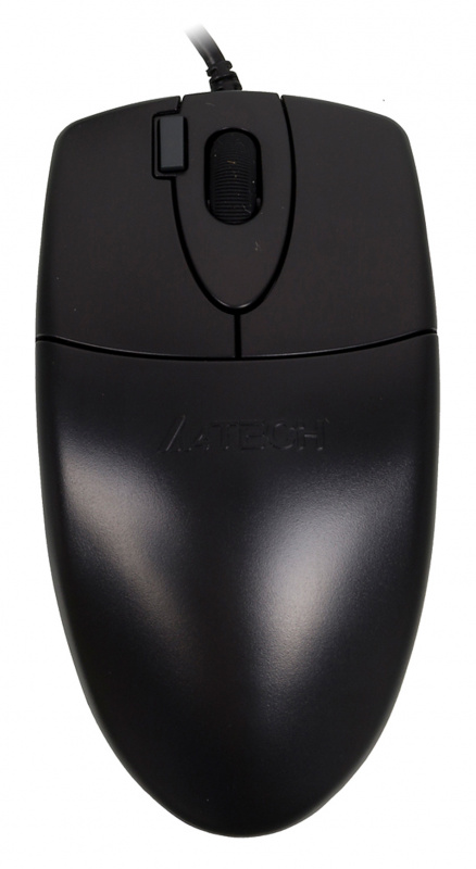 Мышь A4 OP-620D черный оптическая (1000dpi) USB (4but)