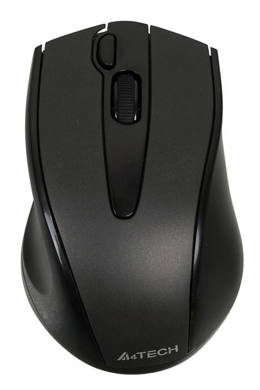 Мышь A4 V-Track G9-500F-1 черный оптическая (1000dpi) беспроводная USB1.1 для ноутбука (4but)