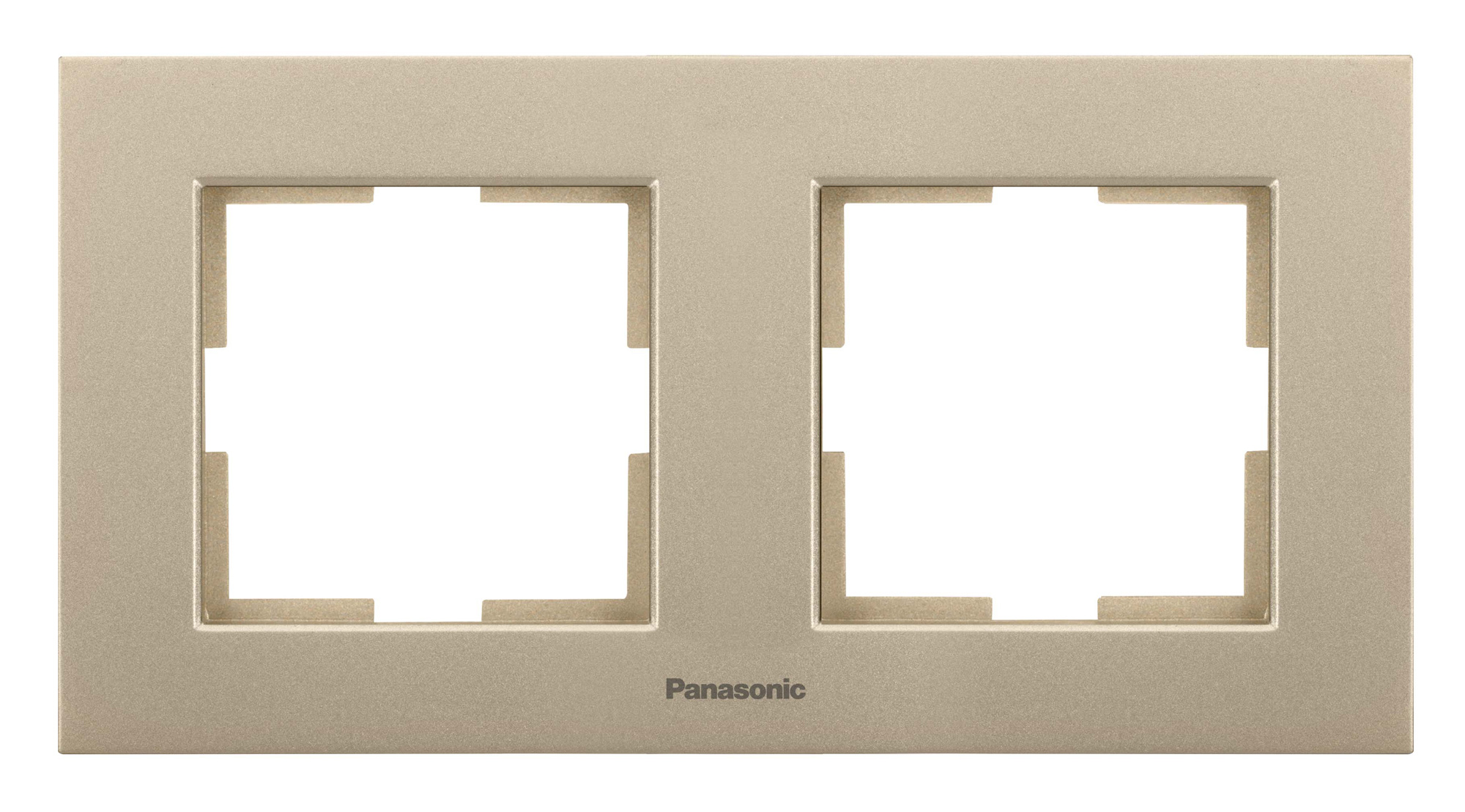 Рамка Panasonic Karre Plus WKTF08023AR-RU 2x горизонтальный монтаж металл бронза (упак.:1шт)