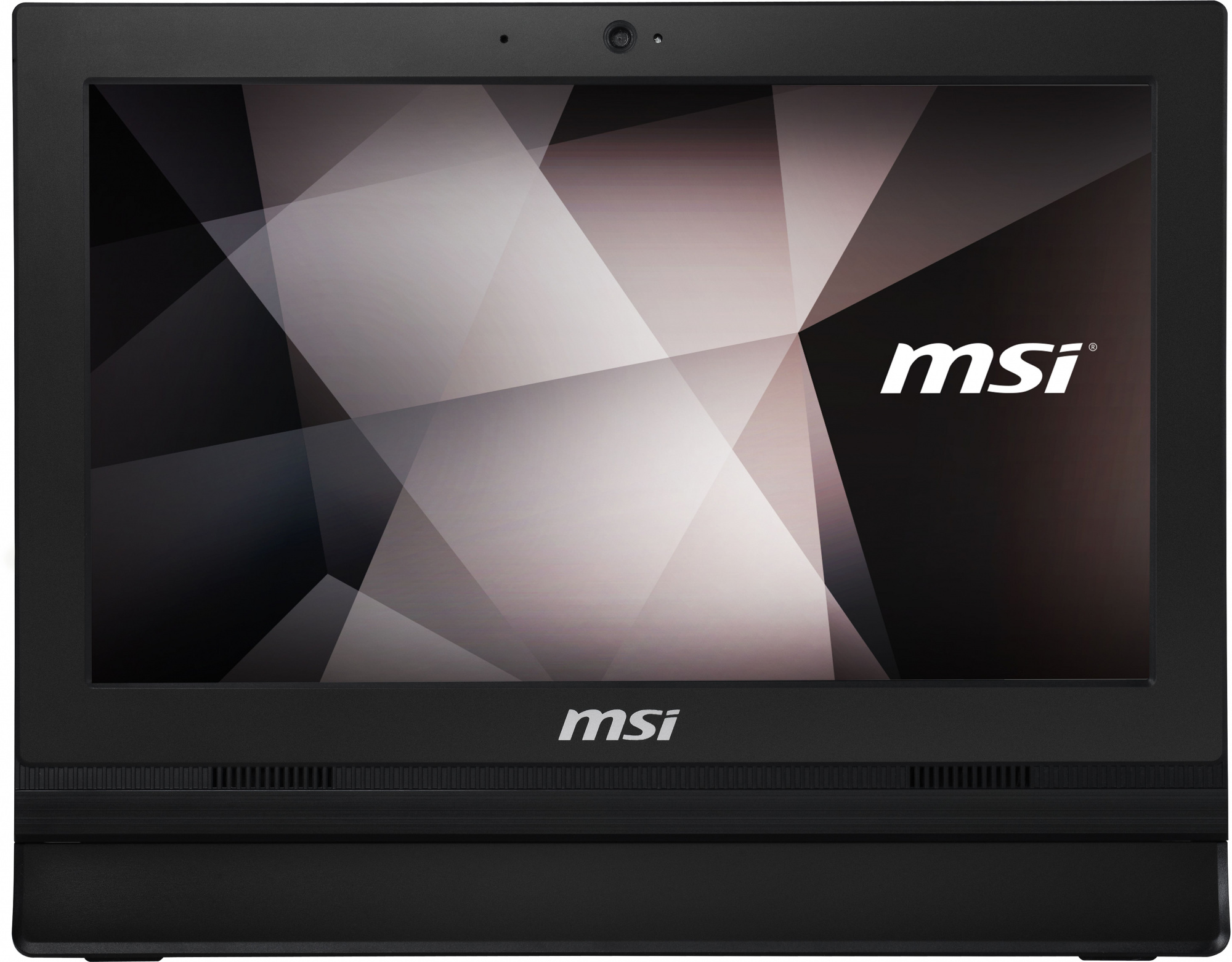Моноблок MSI Pro 16T 10M-022XRU 15.6" HD Touch Cel 5205U (1.9) 4Gb SSD250Gb HDG CR noOS 2xGbitEth WiFi BT 65W Cam черный 1366x768