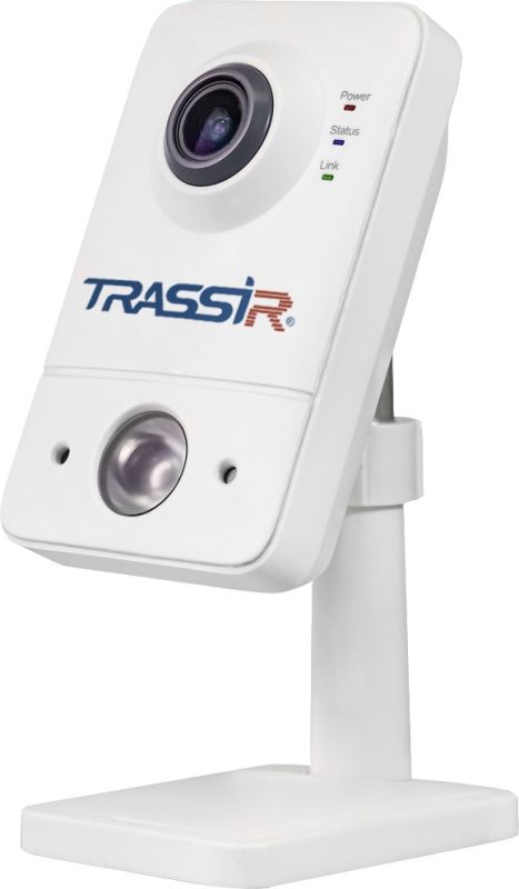 Видеокамера IP Trassir TR-D7121IR1W 2.8-2.8мм цветная корп.:белый