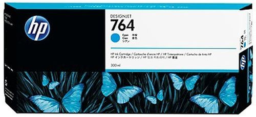 Картридж струйный HP 764 C1Q13A голубой (300мл) для HP DJ T3500