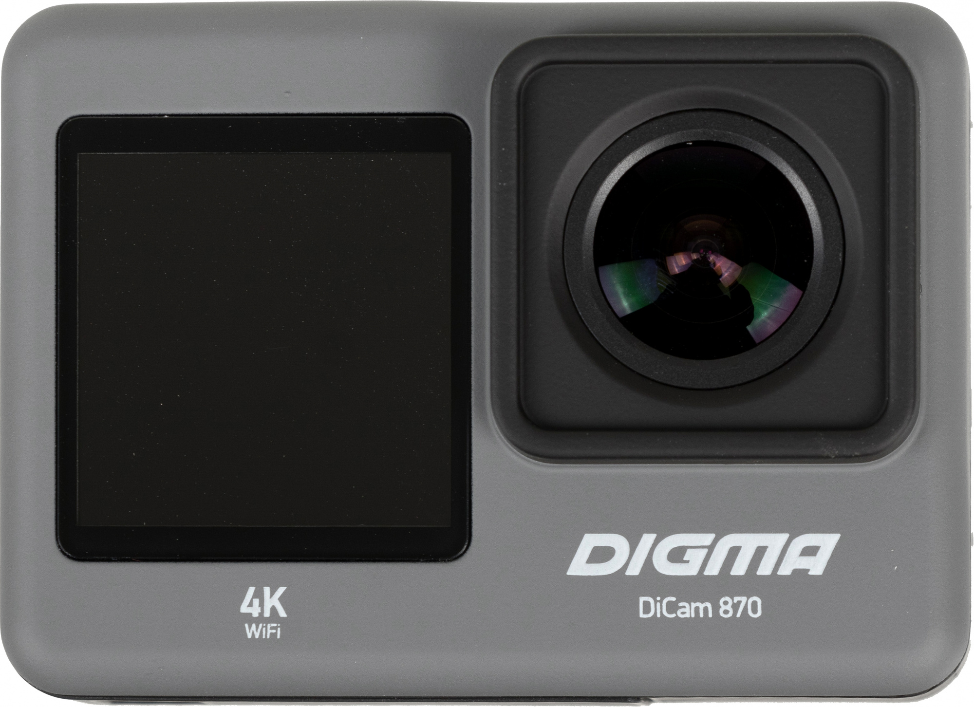 Экшн-камера Digma DiCam 870 серый