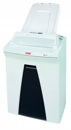 Шредер HSM AF 350 4,5x30 белый с автоподачей (секр.P-4) фрагменты 16лист. 35лтр. скрепки скобы пл.карты CD