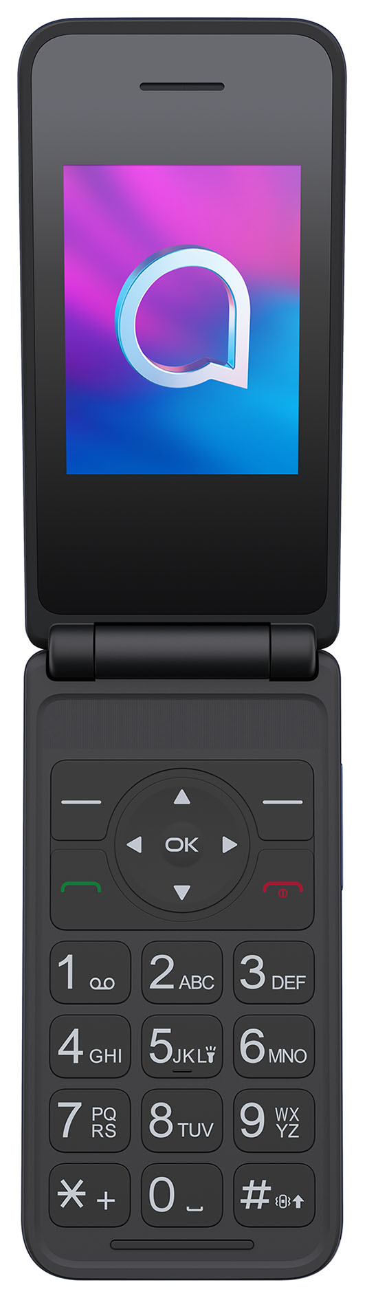 Мобильный телефон Alcatel 3082X 64Mb темно-серый раскладной 4G 1Sim 2.4" 240x320 0.3Mpix GSM900/1800 FM microSD max32Gb