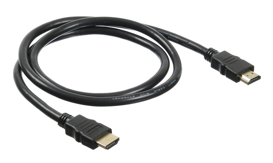 Кабель аудио-видео Buro HDMI (m)/HDMI (m) 1м. Позолоченные контакты черный (BHP HDMI 2.0-1)
