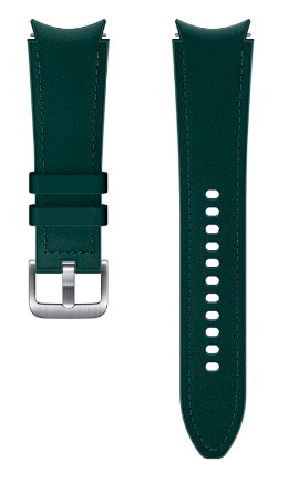 Ремешок Samsung Galaxy Watch Hybrid Leather для Samsung Galaxy Watch 4/4 Classic зеленый (ET-SHR89LGEGRU)