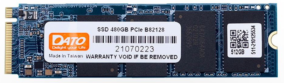 Накопитель SSD Dato PCI-E 3.0 512Gb DP700SSD-512GB DP700 M.2 2280