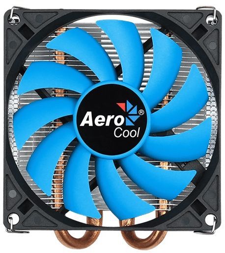 Устройство охлаждения(кулер) Aerocool Verkho 2 Slim Soc-AM4/1151/1200 4-pin 18-27dB Al+Cu 105W 403gr Ret