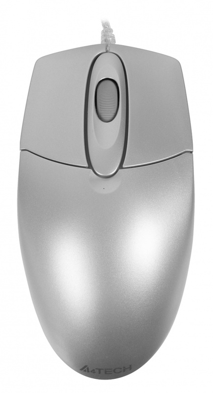 Мышь A4 OP-720 3D серебристый оптическая (1000dpi) USB (3but)