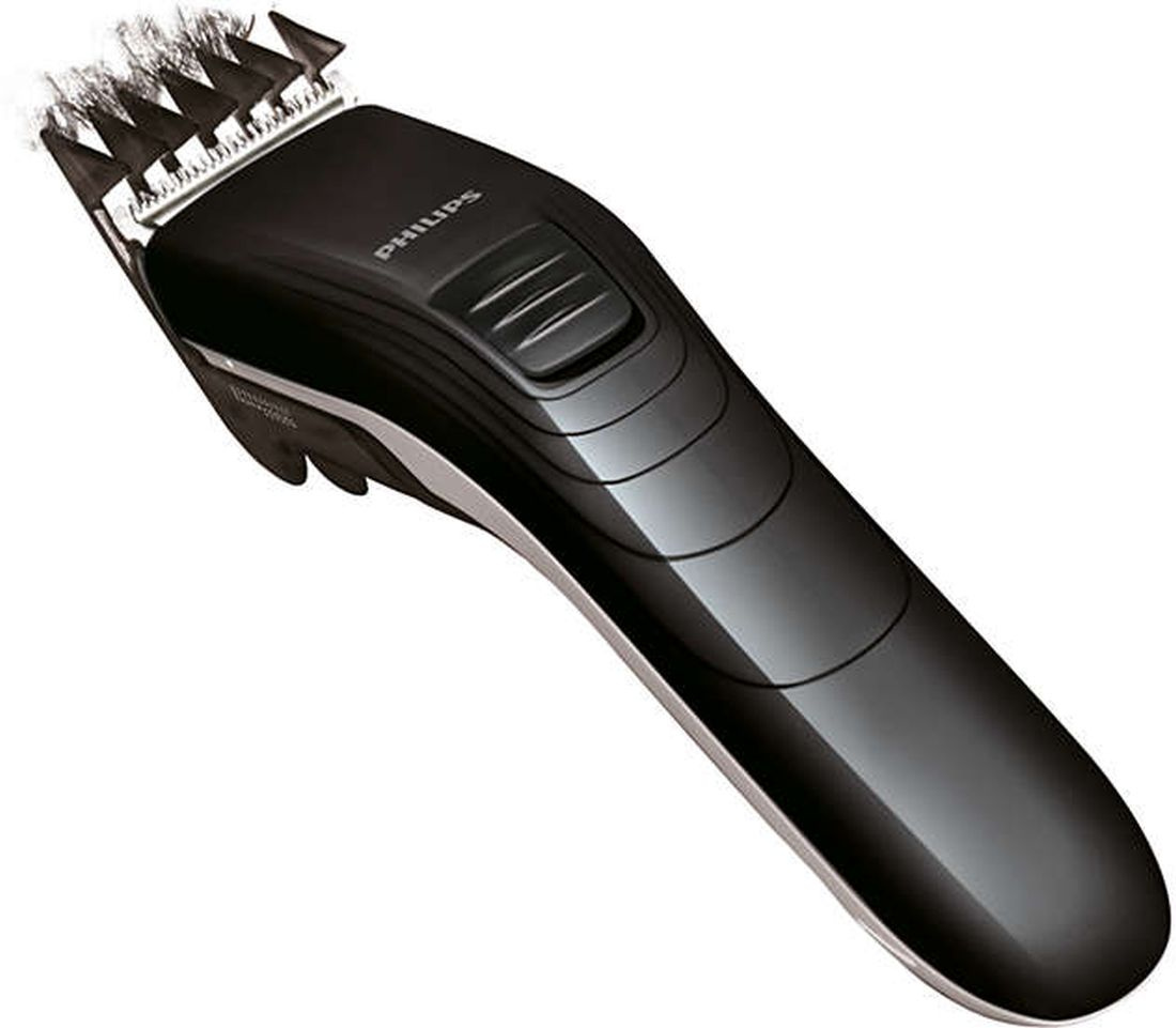 Машинка для стрижки Philips QC5115/16 barber kit черный/серебристый (насадок в компл:1шт)