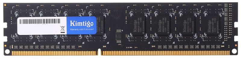 Память DDR3L 8Gb 1600MHz Kimtigo KMTU8GF581600 RTL PC4-21300 CL11 DIMM 240-pin 1.35В single rank