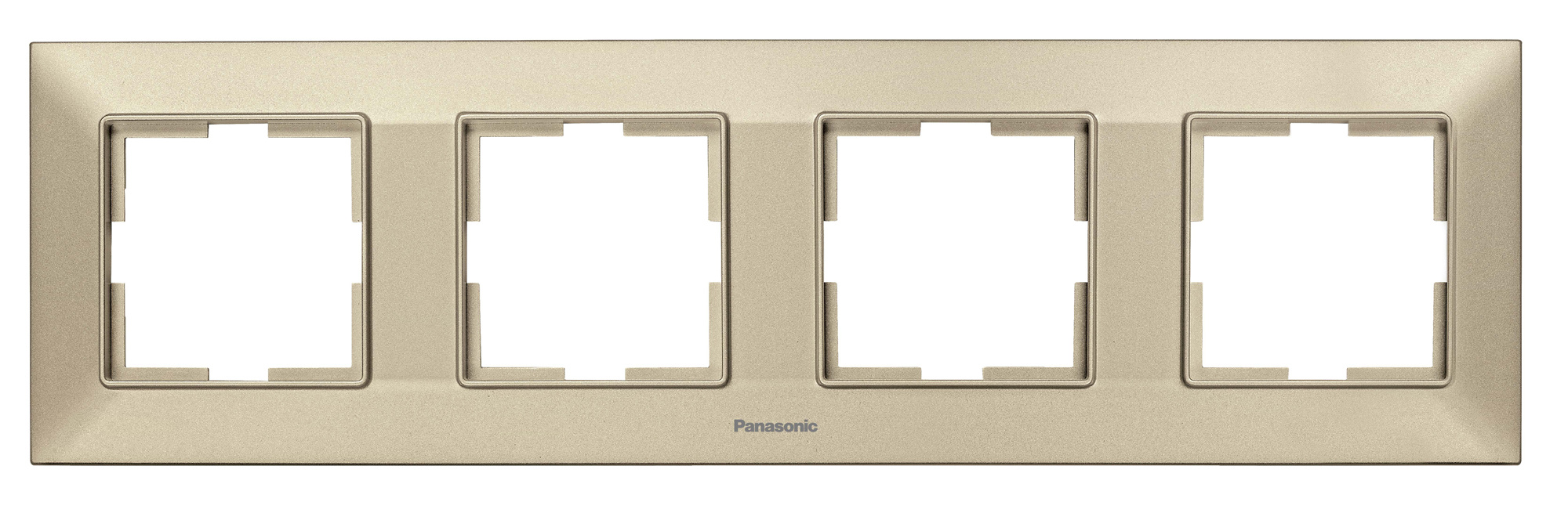 Рамка Panasonic Arkedia Slim WNTF08042BR-RU 4x горизонтальный монтаж пластик бронза (упак.:1шт)