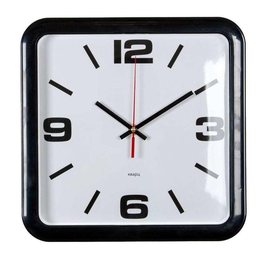 Часы настенные аналоговые Бюрократ WALLC-S90P D29см серый/белый