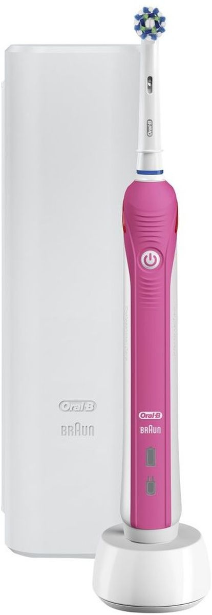 Зубная щетка электрическая Oral-B Pro 2 2500 розовый
