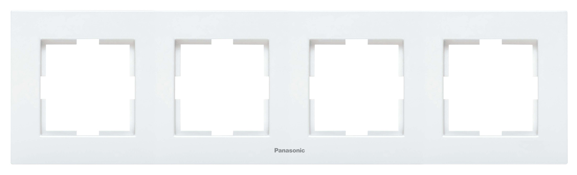 Рамка Panasonic Karre Plus WKTF08042WH-RU 4x горизонтальный монтаж пластик белый (упак.:1шт)