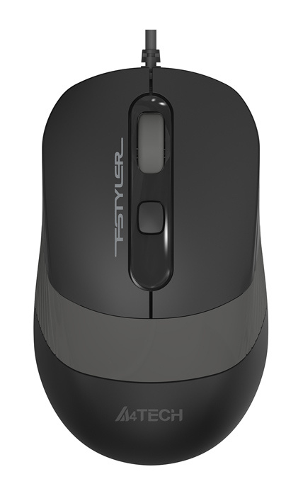 Мышь A4 Fstyler FM10 черный/серый оптическая (1600dpi) USB (4but)
