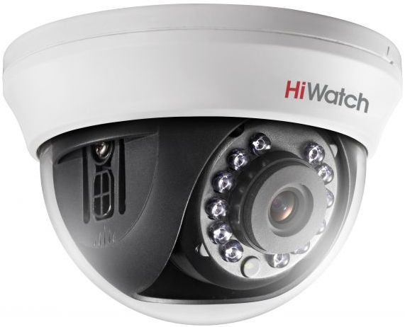Камера видеонаблюдения HiWatch DS-T591(C) (2.8 mm) 2.8-2.8мм HD-CVI HD-TVI цветная корп.:белый
