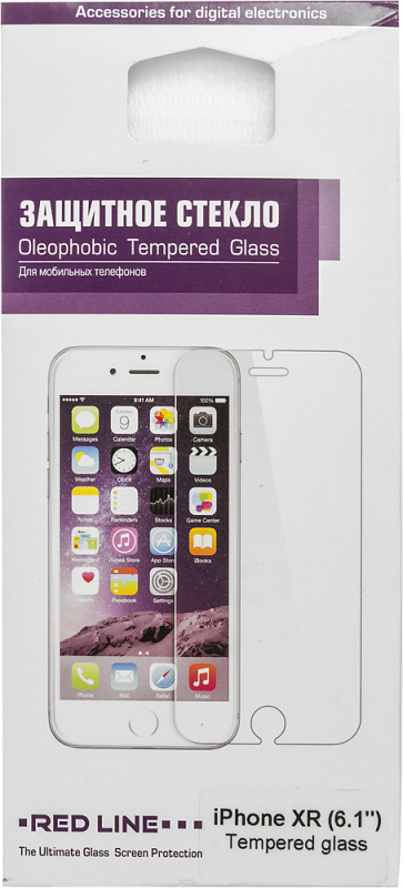 Защитное стекло для экрана Redline для Apple iPhone XR/11 1шт. (УТ000016078)
