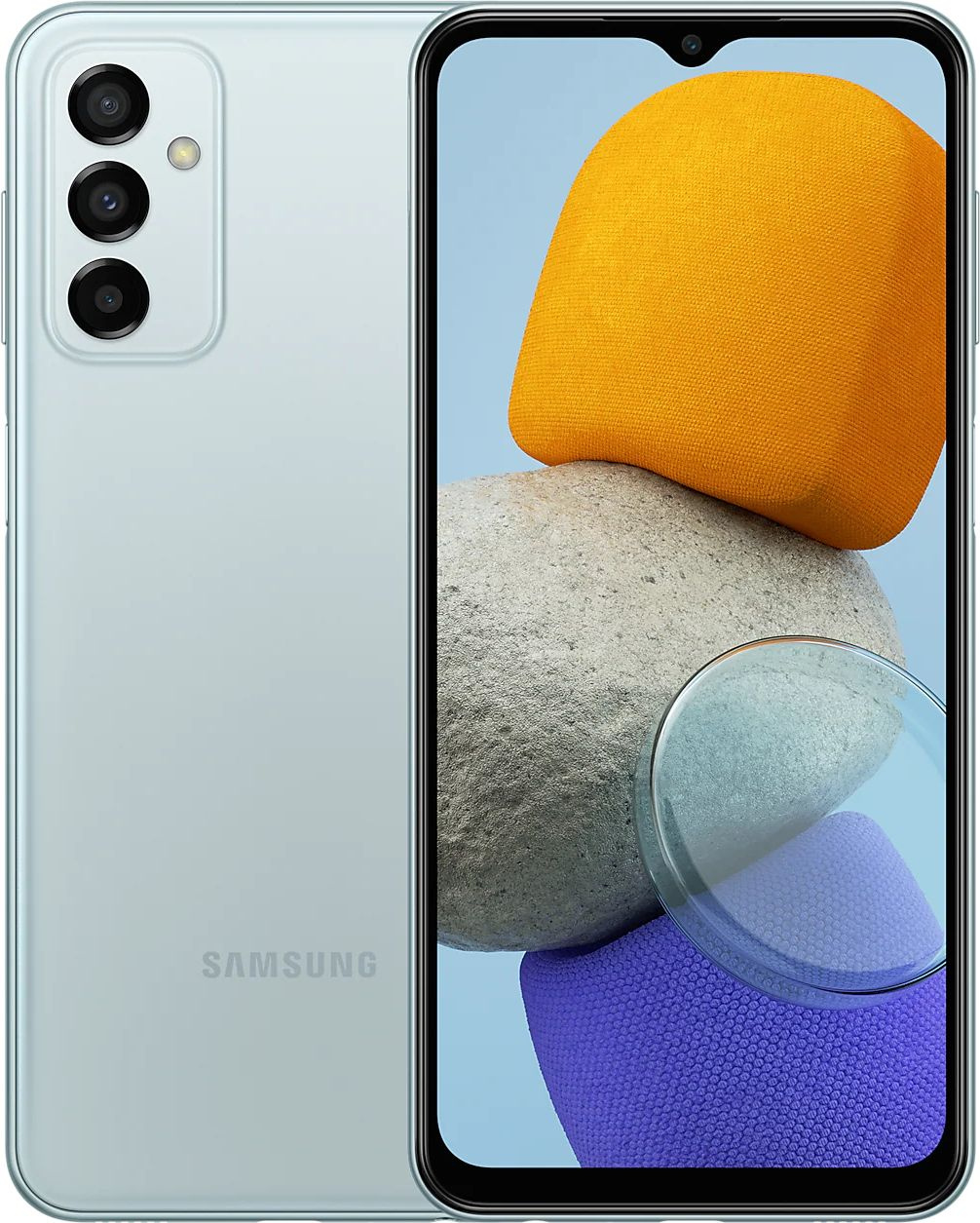 Смартфон Samsung SM-M236 Galaxy M23 128Gb 6Gb синий моноблок 3G 4G 6.6" 1080x2400 Android 11 50Mpix 802.11 a/b/g/n/ac NFC GPS GSM900/1800 GSM1900 TouchSc