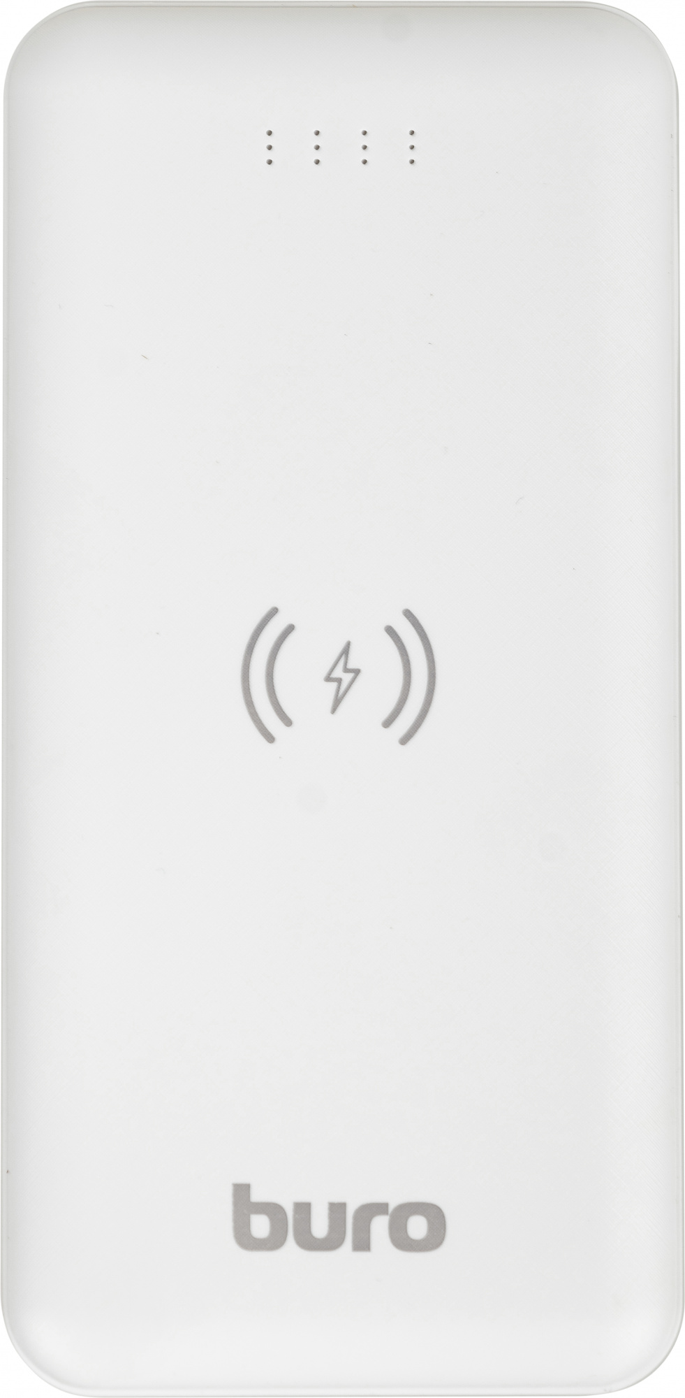 Мобильный аккумулятор Buro BPW10E 10000mAh 2A 2xUSB беспроводная зарядка белый (BPW10E10PWT)