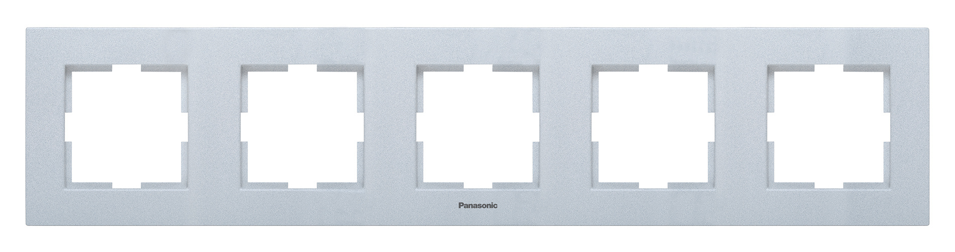 Рамка Panasonic Karre Plus WKTF08052SL-RU 5x горизонтальный монтаж пластик серебро (упак.:1шт)