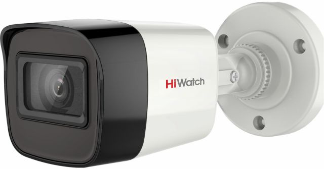 Камера видеонаблюдения HiWatch DS-T200A 2.8-2.8мм HD-CVI HD-TVI цветная корп.:белый