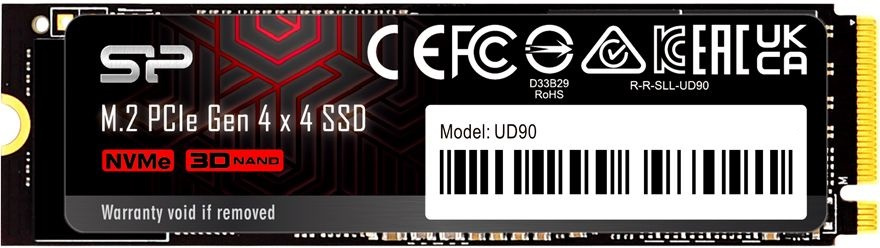 Накопитель SSD Silicon Power PCI-E 3.0 1Tb SP01KGBP44UD9005 M-Series UD80 M.2 2280